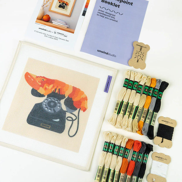 Lobster Telephone by Salvador Dali Needlepoint Kit