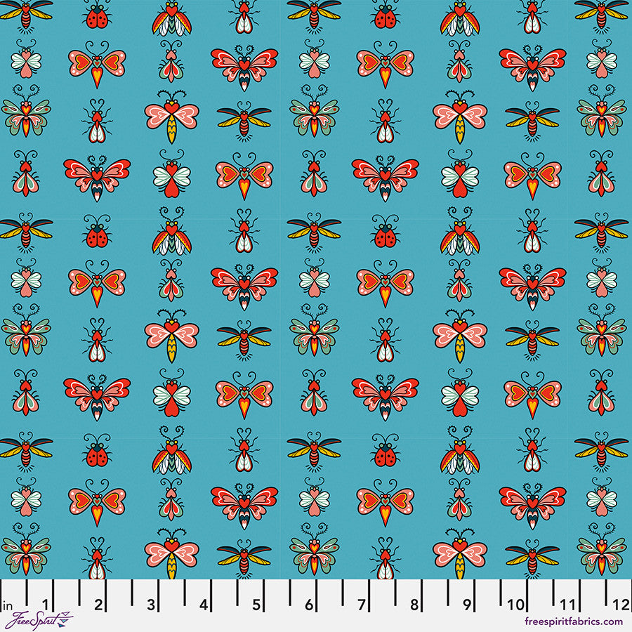 Love Letters - Love Bugs - Teal