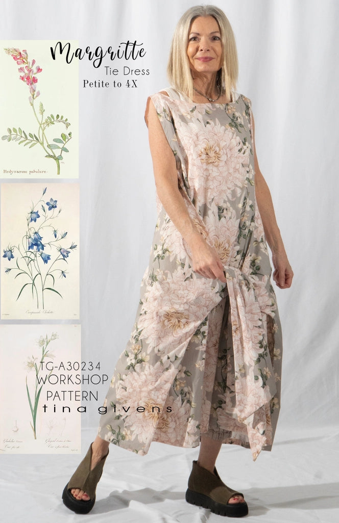 Margritte Tie Dress Sewing Pattern