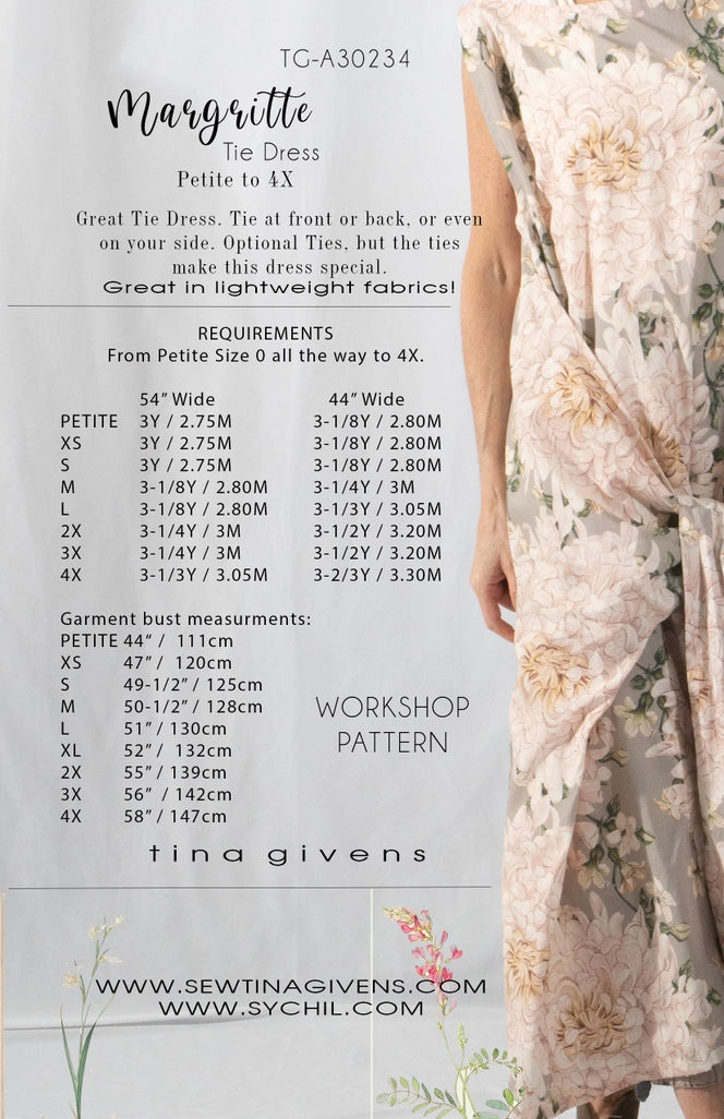 Margritte Tie Dress Sewing Pattern