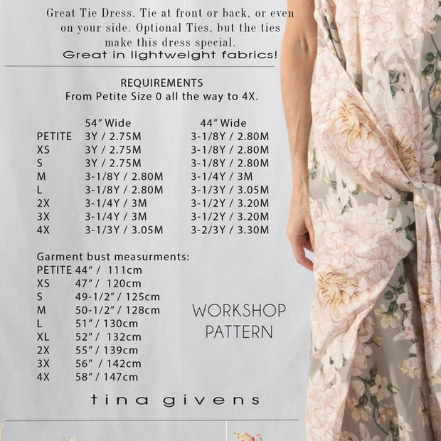 Margritte Tie Dress Sewing Pattern
