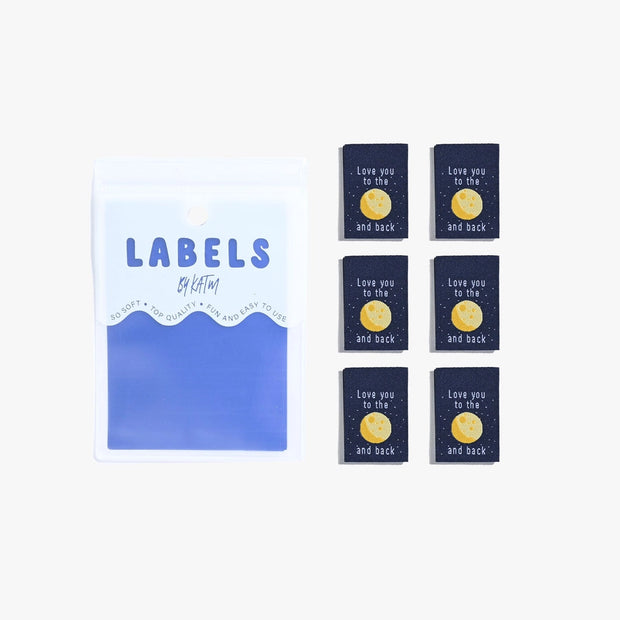 Love You to the Moon and Back Labels