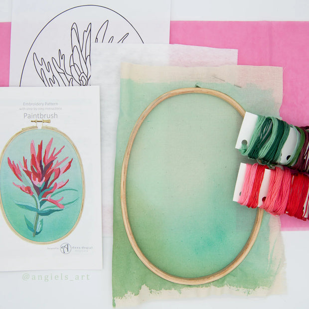 Paintbrush Embroidery Kit