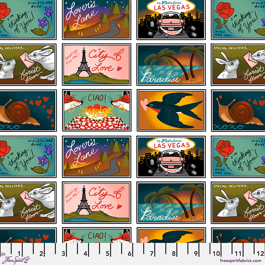 Love Letters - Postcards - Multi