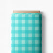 Karina + Kind - Seafoam Gingham - CANVAS - 1 m cut