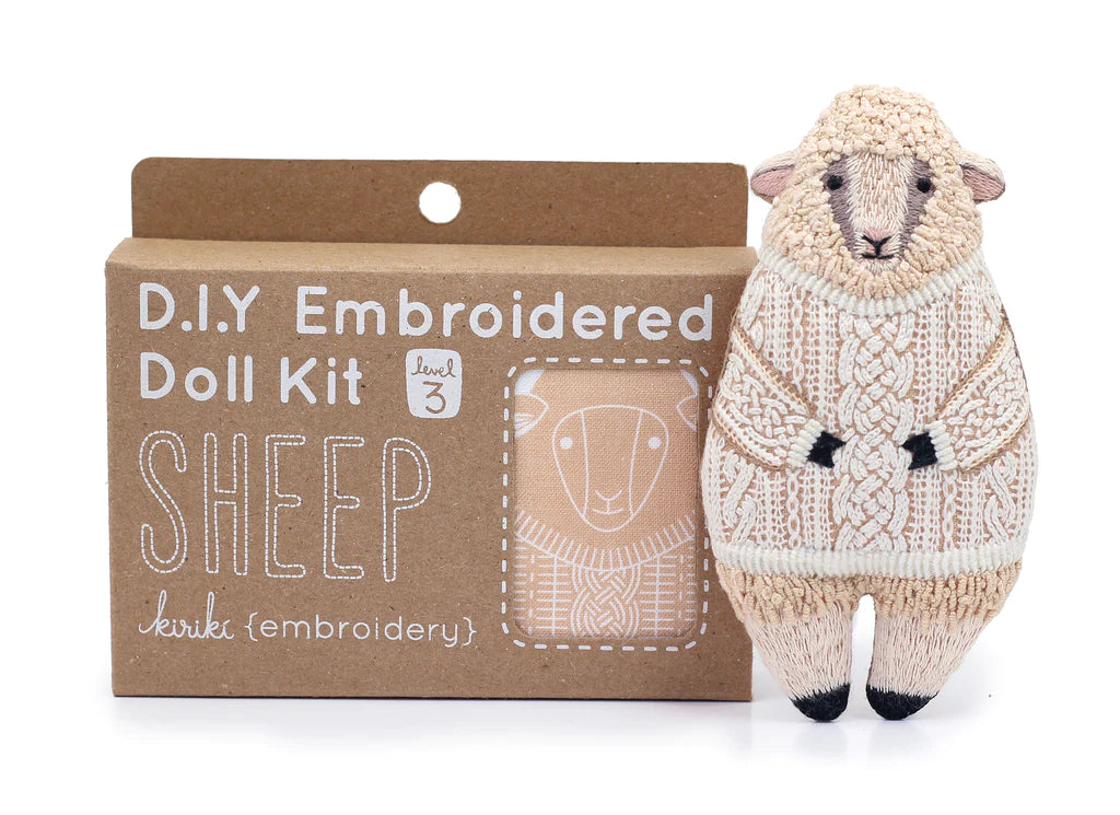Embroidered Doll Kits