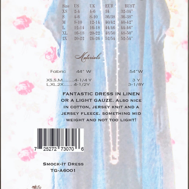 Smock-It Dress Sewing Pattern