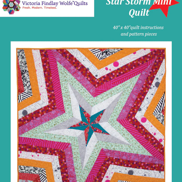 Star Storm Mini Quilt Pattern