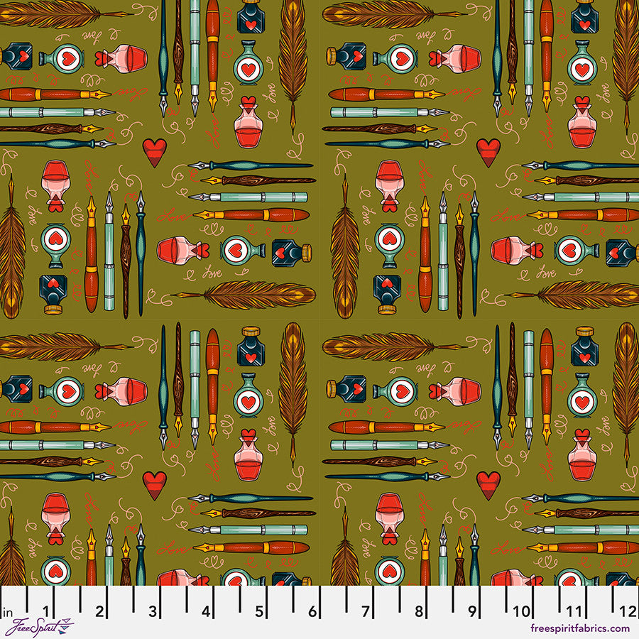 Love Letters - Stationery - Green