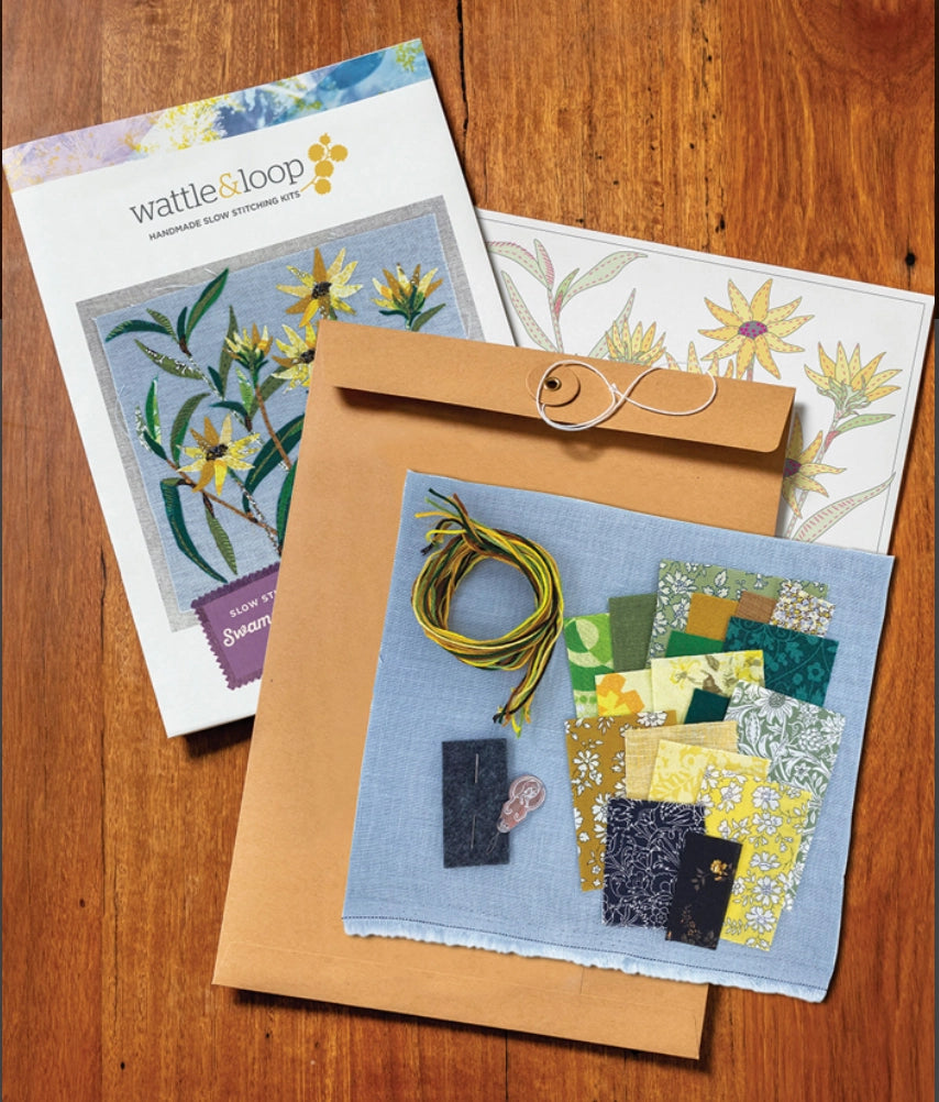 Swamp Daisy Slow Stitching Kit
