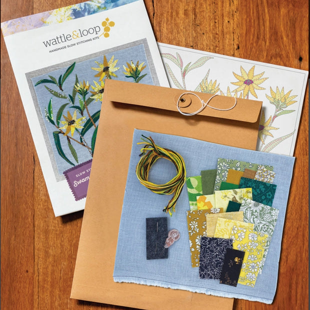 Swamp Daisy Slow Stitching Kit