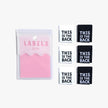 THIS IS THE BACK Labels - Black & White