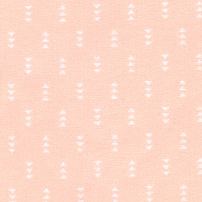 Cozy Cotton - Triangles - Camellia