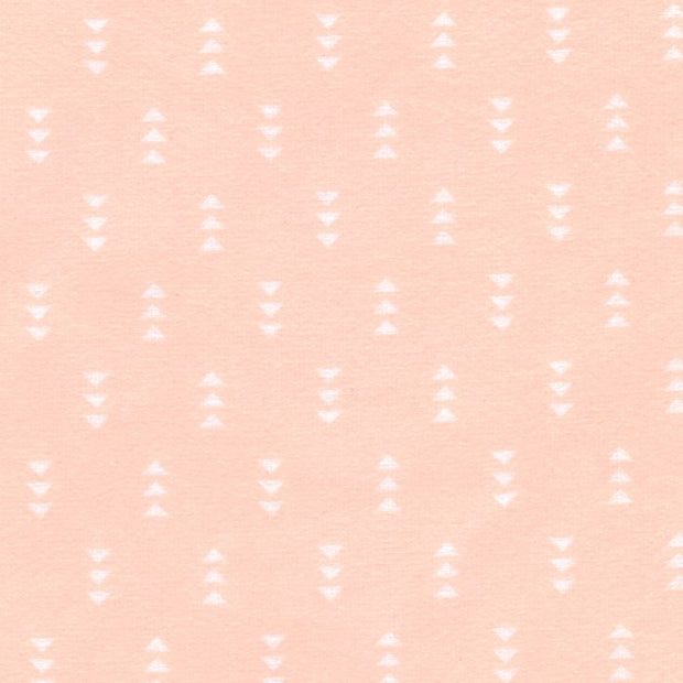 Cozy Cotton - Triangles - Camellia