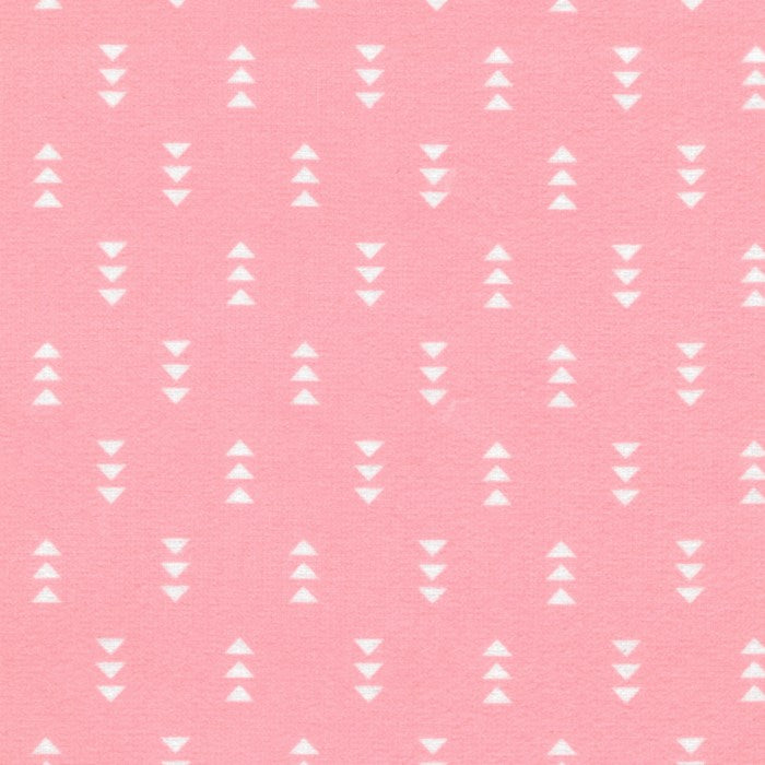 Cozy Cotton - Triangles - Azalea