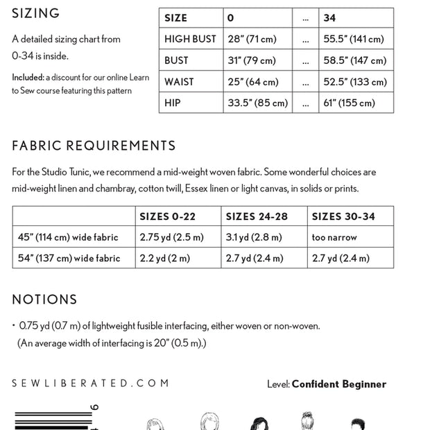 Studio Tunic Pattern