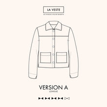 Load image into Gallery viewer, La Veste Sewing Pattern
