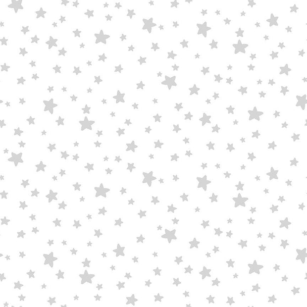 White Starry FLANNEL