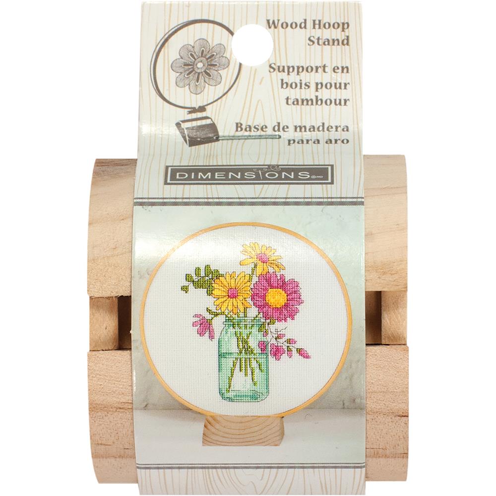 Wood Hoop Stand