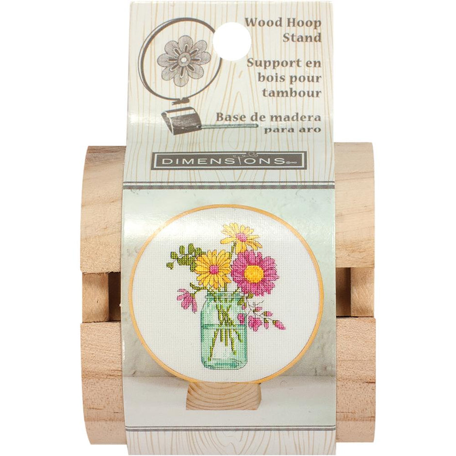 Wood Hoop Stand