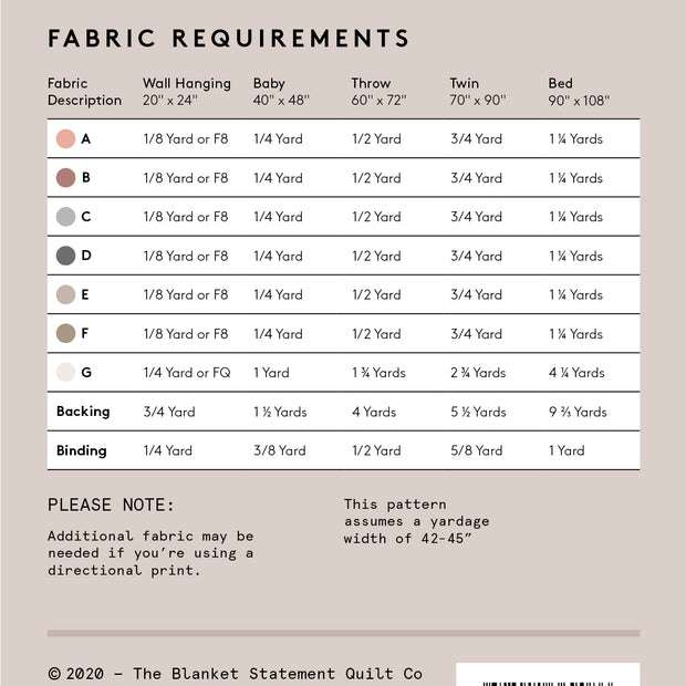 West Hawk Quilt Pattern