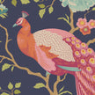 Peacock Tree - Navy