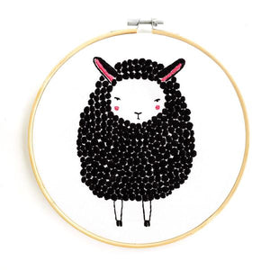 Black Sheep Embroidery Kit
