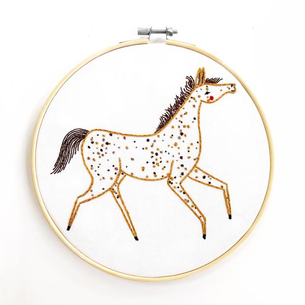 Dapple Pony Embroidery Kit