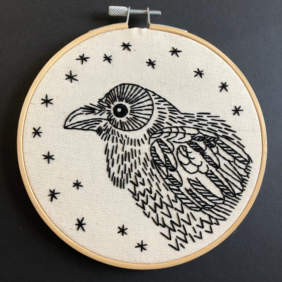 Nevermore Embroidery Kit
