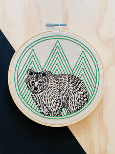 Bear With Me Embroidery Kit