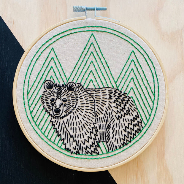 Bear With Me Embroidery Kit