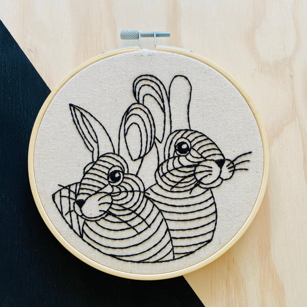 Rabbit Rabbit Embroidery Kit