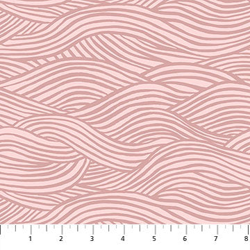 Moonlit Voyage - Waves in Pink