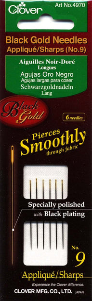 Black Gold Needles - Appliqué / Sharps