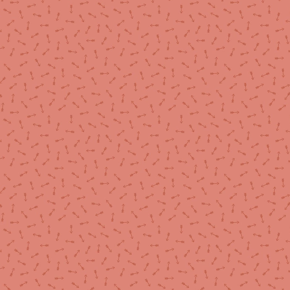 Little Arrows on Peach