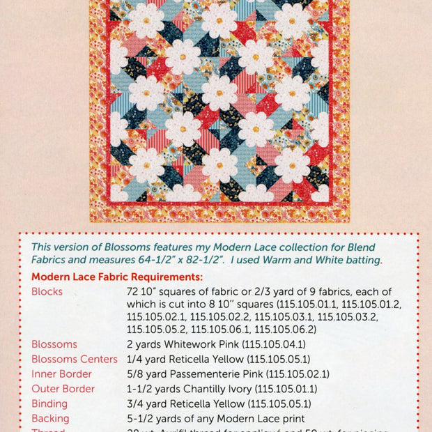 Blossoms Quilt Pattern