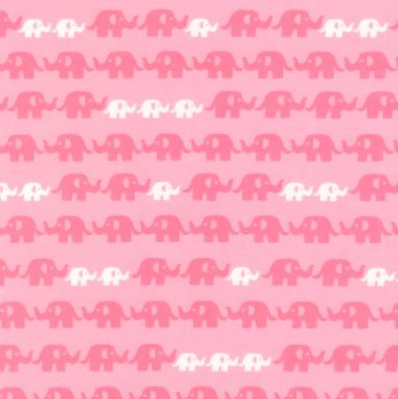 Pink Elephant FLANNEL