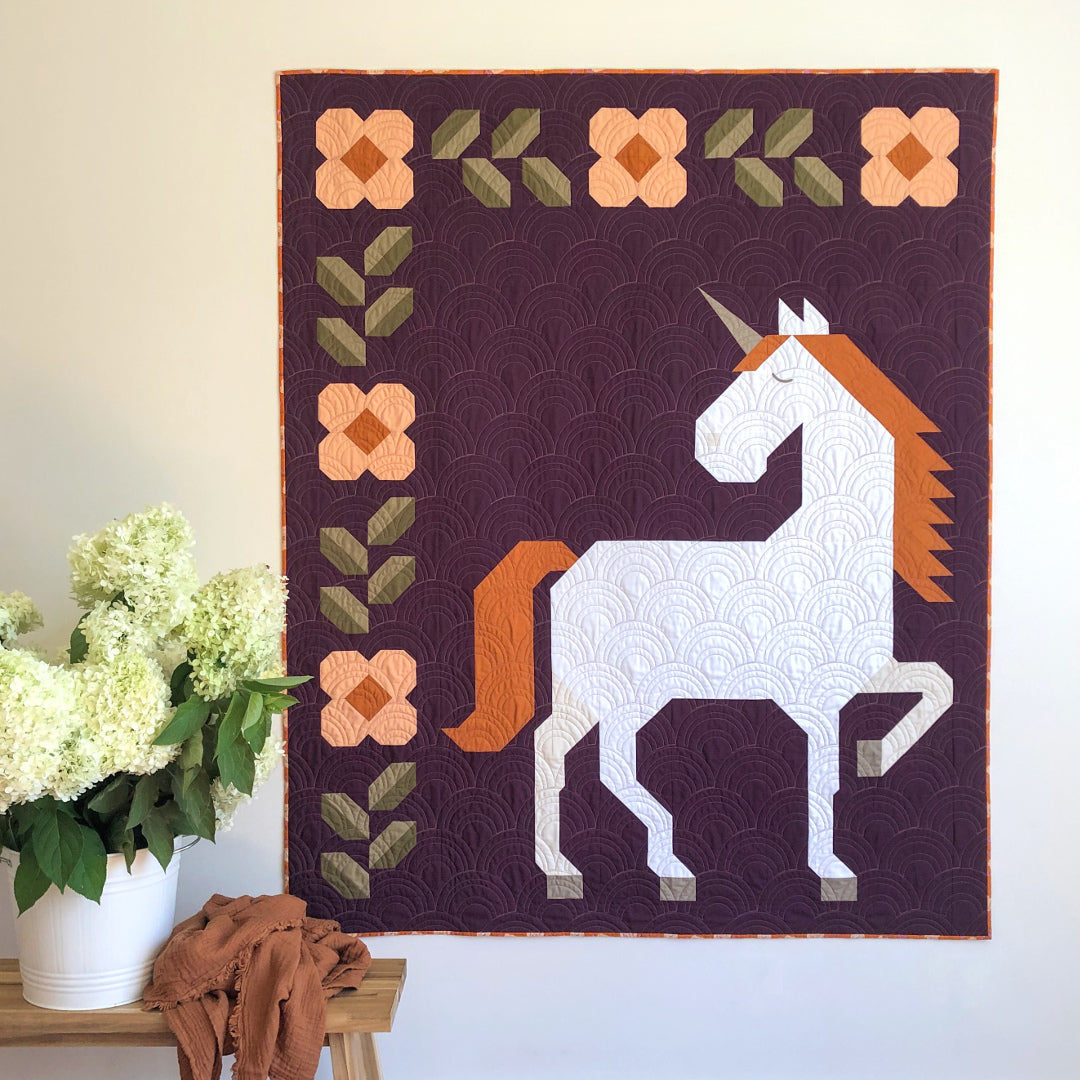 Unicorn Garden Quilt Pattern