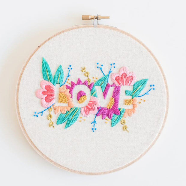 Love Bright Embroidery Kit