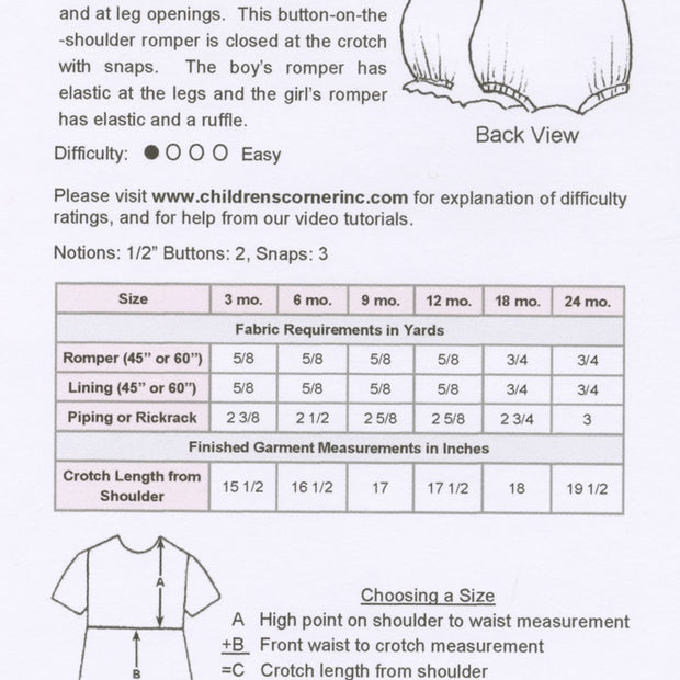 Taylor Sewing Pattern