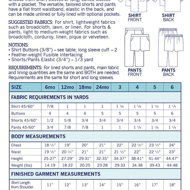 Robert Sewing Pattern