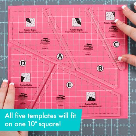 Crazier Eights Template Set