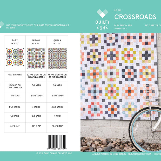 Crossroads Quilt Pattern
