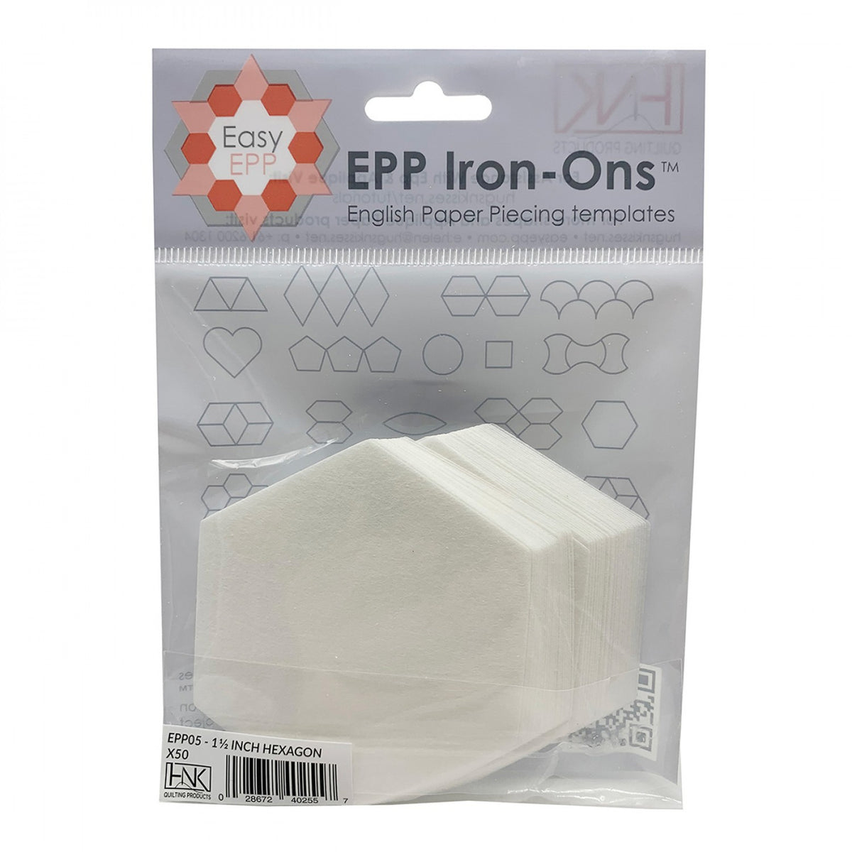 2" Hexagon Iron On EPP Papers – Needle Crafts + Studio