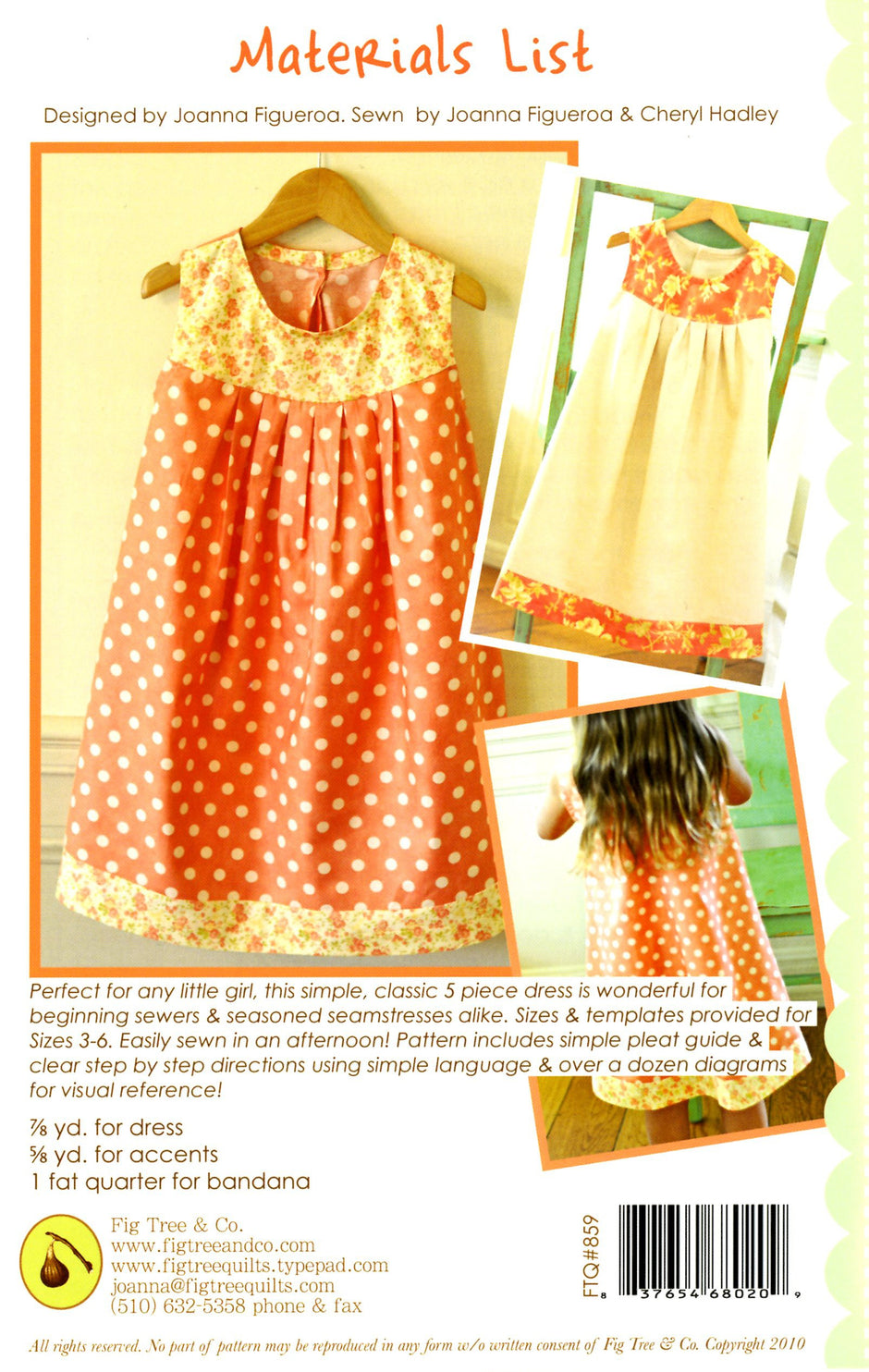 Polkadots + Summer Sewing Pattern