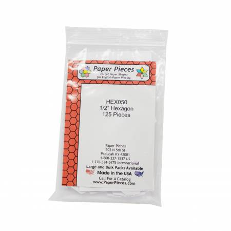 1/2" Hexagon EPP Papers