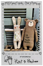 Load image into Gallery viewer, Forest Friends - Bear &amp; Bunny Pattern

