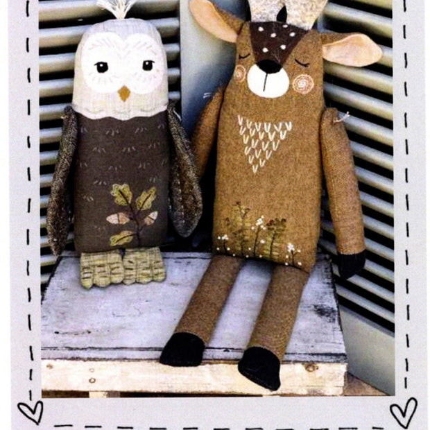 Forest Friends - Deer & Owl Pattern