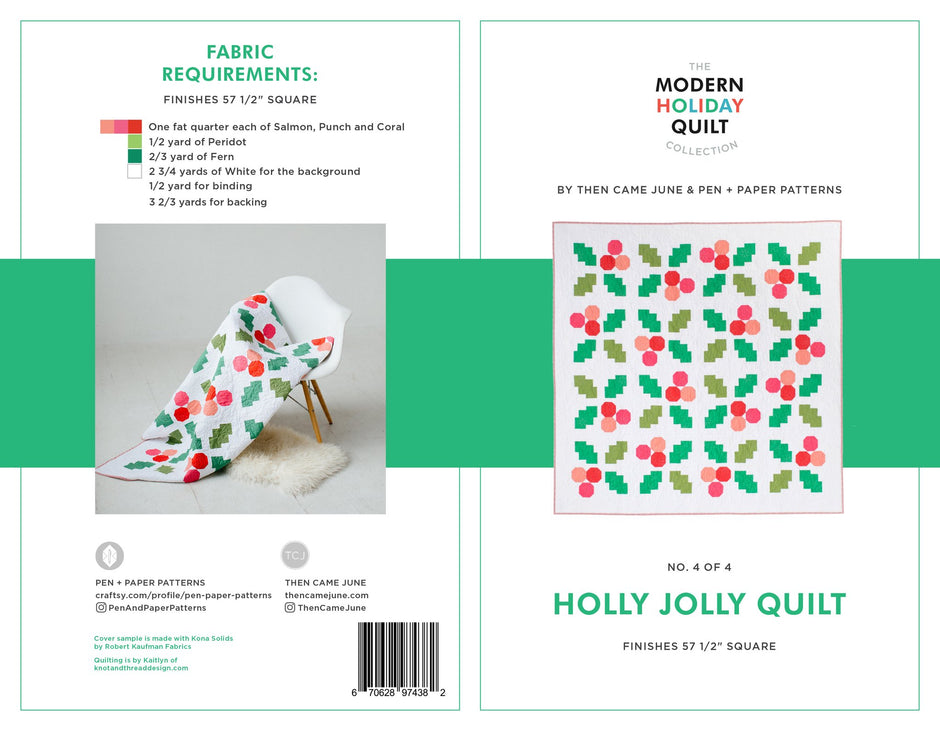 Holly Jolly Quilt Pattern