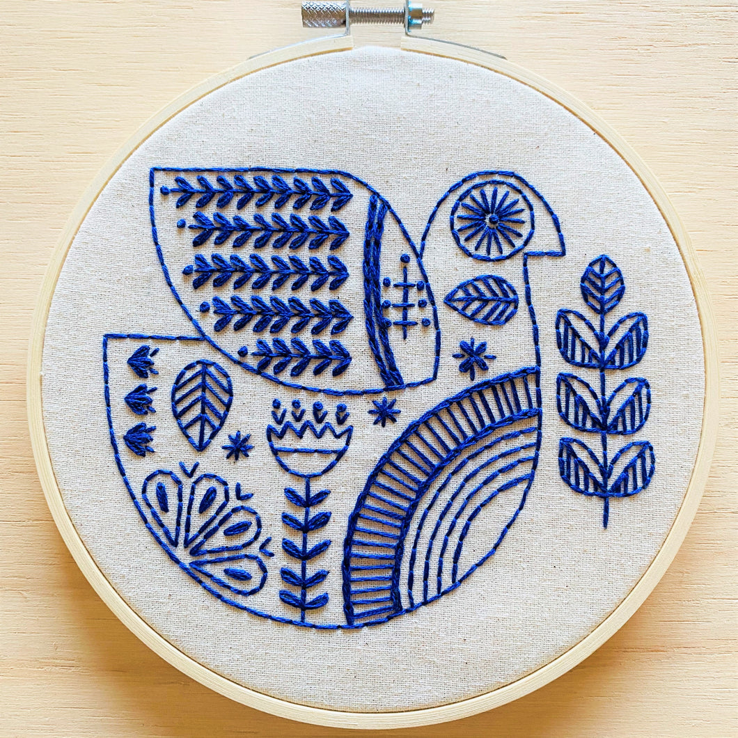 Hygge Dove Embroidery Kit